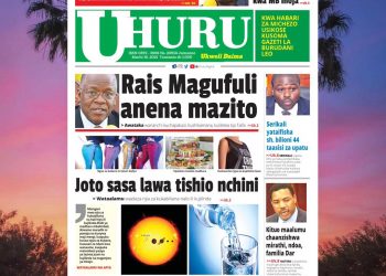 Gazeti KONGWE LA UHURU, Leo MACHI 1️⃣6️⃣, 2️⃣0️⃣2️⃣1️⃣