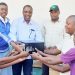 WAZIRI NDAKI AKABIDHI KOMPYUTA, PRINTA KUHAMASISHA SOMO LA TEHAMA