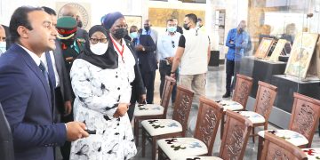 RAIS SAMIA ATEMBELEA JENGO JIPYA LA MAKUMBUSHO KATIKA MJI MPYA WA SERIKALI CAIRO