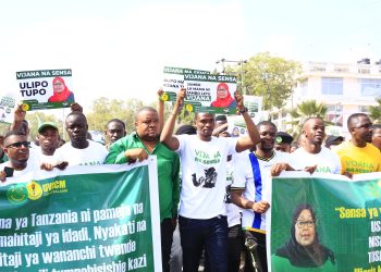 KIHONGOSI AONGOZA MAELFU YA VIJANA KUHAMASISHA USHIRIKI WA SENSA YA WATU NA MAKAZI