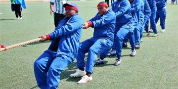 TIMU YA BUNGE YA WANAUME YA KUVUTA KAMBA YAZIGARAGAZA TIMU ZA BUNGE ZA UGANDA NA KENYA NA KUTWAA UBINGWA