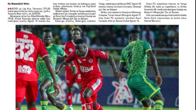 SOMA TAARIFA MBALIMBALI KUTOKA KATIKA MAGAZETI YA LEO AGOSTI 8, 2023