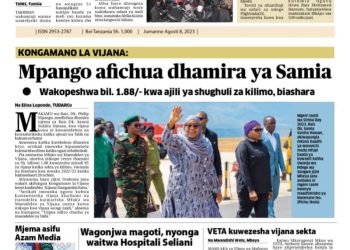 SOMA TAARIFA MBALIMBALI KUTOKA KATIKA MAGAZETI YA LEO AGOSTI 8, 2023