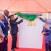 RAIS SAMIA AWEKA JIWE LA MSINGI UJENZI WA SOKO LA CRDB KIZIMKAZI DIMBANI, KUSINI UNGUJA, ZANZIBAR
