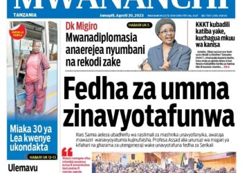 PATA TAARIFA MOTOMOTO KUTOKA KATIKA MAGAZETI YA LEO AGOSTI 20, 2023