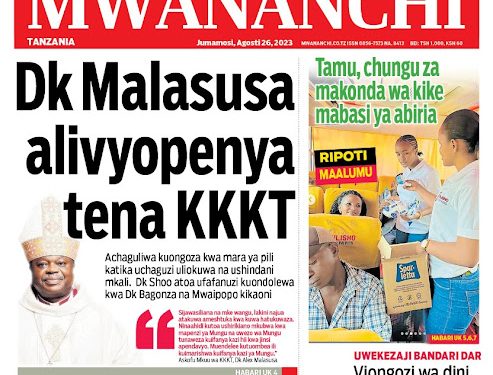 PATA TAARIFA MOTOMOTO KUTOKA KATIKA MAGAZETI YA LEO AGOSTI 26, 2023