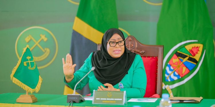 MWENYEKITI WA CCM DKT. SAMIA AONGOZA KIKAO CHA KAMATI KUU YA HALMASHAURI KUU YA CCM YA TAIFA – ZANZIBAR