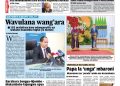 PATA TAARIFA MOTOMOTO KUTOKA KATIKA MAGAZETI YA LEO JANUARI 26, 2023