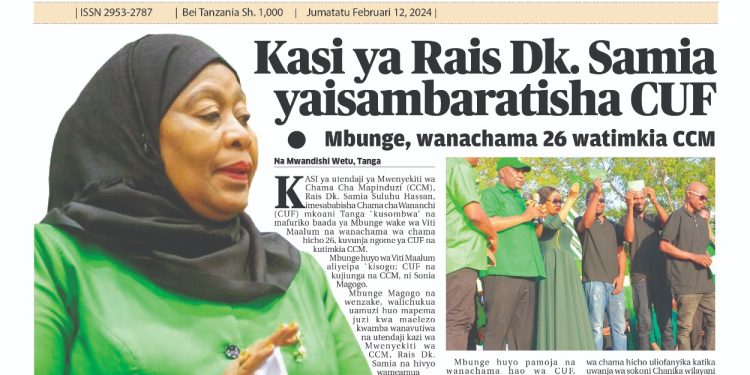 PATA TAARIFA MOTOMOTO KUTOKA KATIKA MAGAZETI YA LEO FERUARI 12, 2024