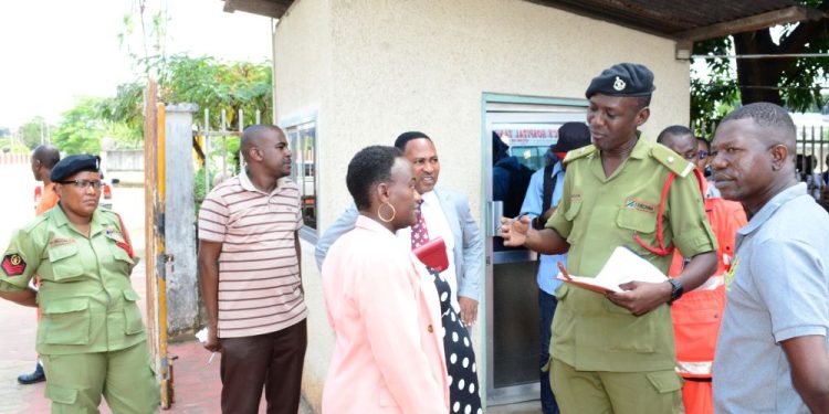 JESHI LA ZIMA MOTO LAFANIKIWA KUZIMA MOTO JENGO LA NSSF MKOANI TANGA