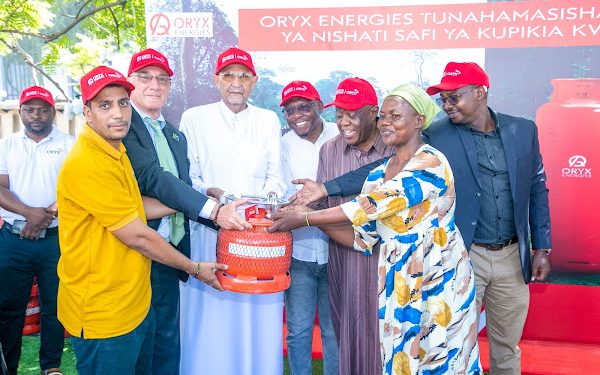 ORYX GAS KUFUNGA MTAMBO MKUBWA FERI WA NISHATI YA GESI YA KUPIKIA