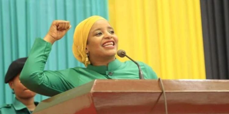 AZIMIO LENU LA KUMCHUKULIA FOMU RAIS DKT SAMIA SULUHU HASSAN NALIUNGA MKONO – NDG RABIA ABDALLA HAMID