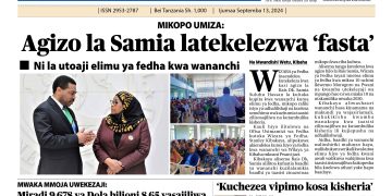 PATA TAARIFA MOTOMOTO KUTOKA KATIKA GAZETI LA UELEKEO LEO SEPTEMBA 13, 2024