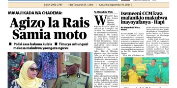 PATA TAARIFA MOTOMOTO KUTOKA KATIKA MAGAZETI YA LEO SEPTEMBA 10, 2024