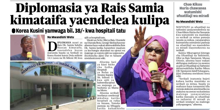 YALIYOJIRI KATIKA GAZETI LA UELEKEO LEO OKTOBA 28, 2024