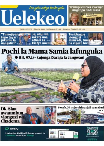 YALIYOJIRI KATIKA GAZETI LA UELEKEO LEO OKTOBA 23, 2024